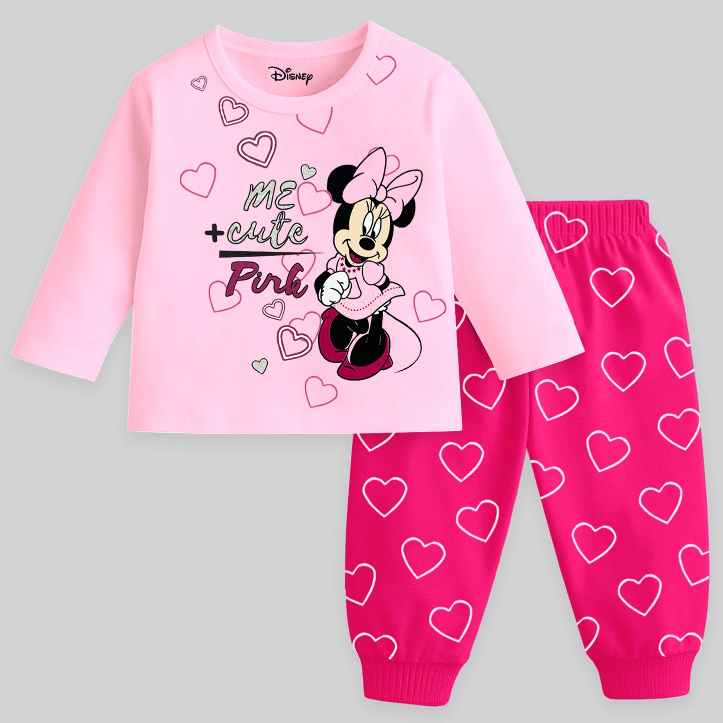 KUCHIPOO Â© Disney Baby Girls T-Shirts and Pyjamas Set
