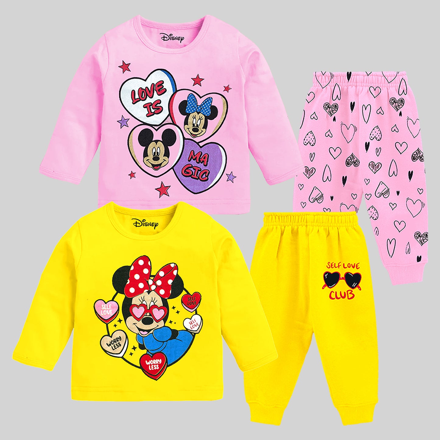 KUCHIPOO © Disney Baby Girls T-Shirts and Pyjamas Set