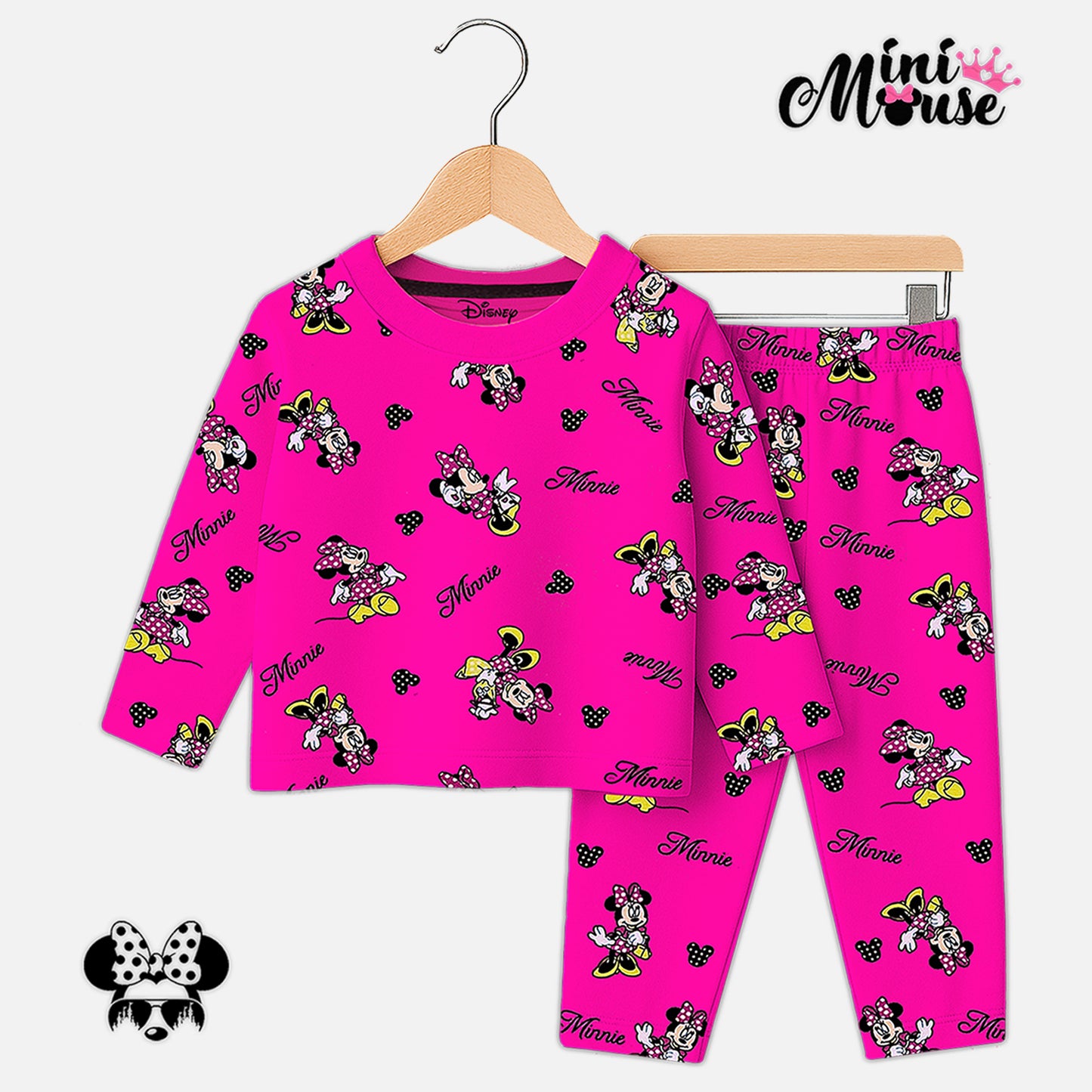 KUCHIPOO © Disney Baby Girls T-Shirt and Pyjama Set