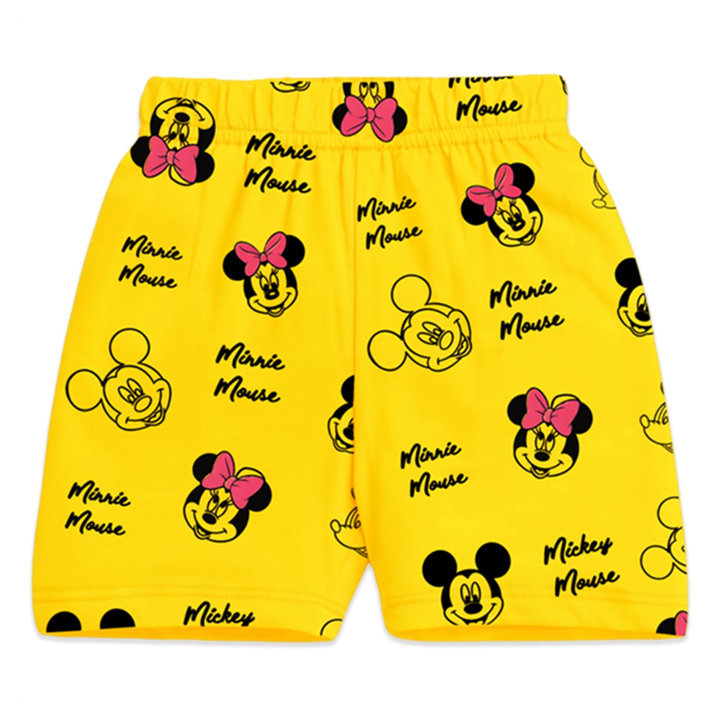 Kuchipoo © Disney Girls Printed Cotton Shorts - Pack of 5