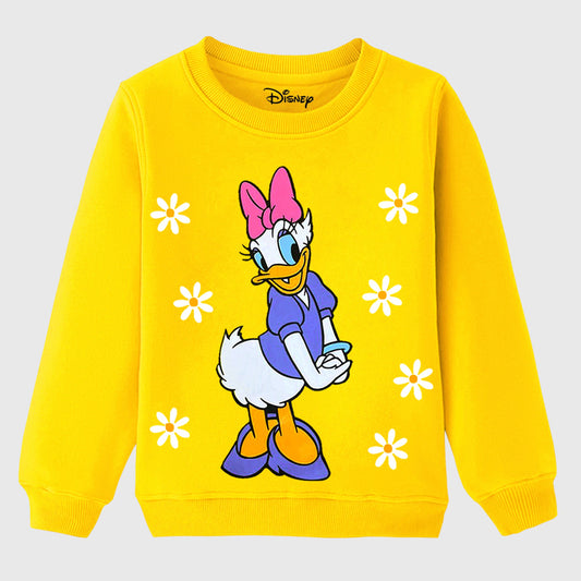 Kuchipoo Â© Disney Girls Regular Fit Winterwear Sweatshirt