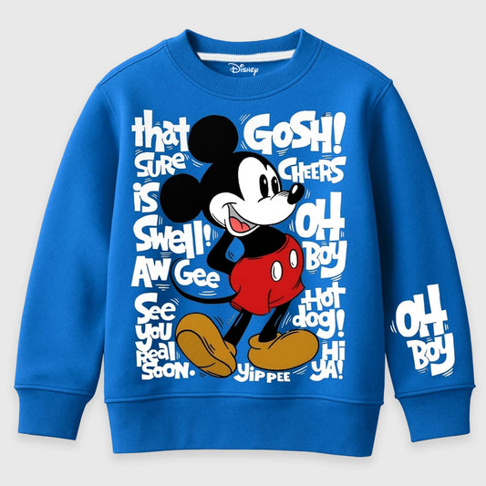 Kuchipoo Â© Disney Boys Regular Fit Winterwear Sweatshirt