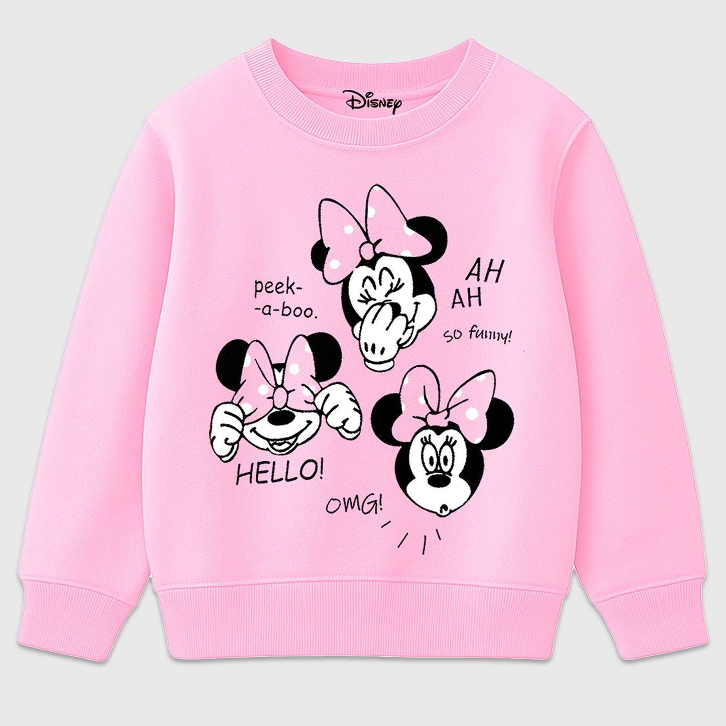 Kuchipoo © Disney Girls Regular Fit Winterwear Sweatshirt