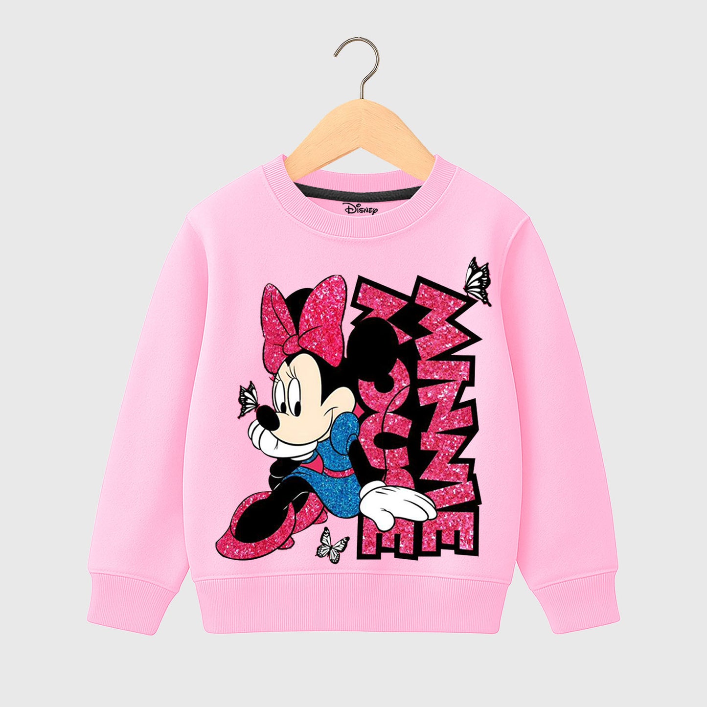 Kuchipoo © Disney Girls Regular Fit Winterwear Sweatshirt