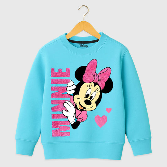Kuchipoo Â© Disney Girls Regular Fit Winterwear Sweatshirt