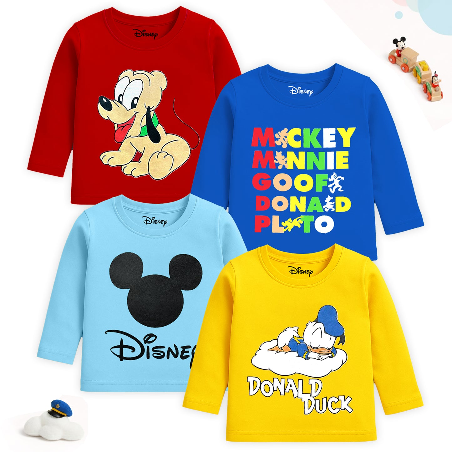 KUCHIPOO Â© DISNEY BOYS FULL SLEEVES T-SHIRTS