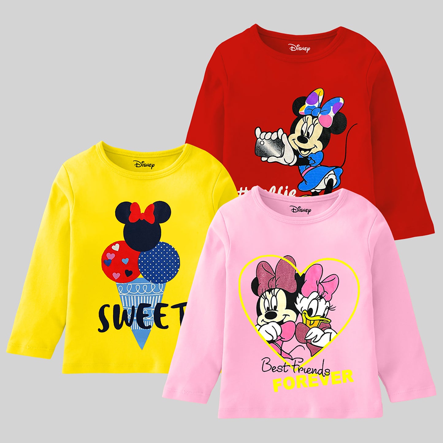 KUCHIPOO © DISNEY GIRLS FULL SLEEVES T-SHIRTS