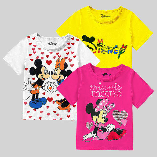 KUCHIPOO © DISNEY GIRLS HALF SLEEVES T-SHIRTS