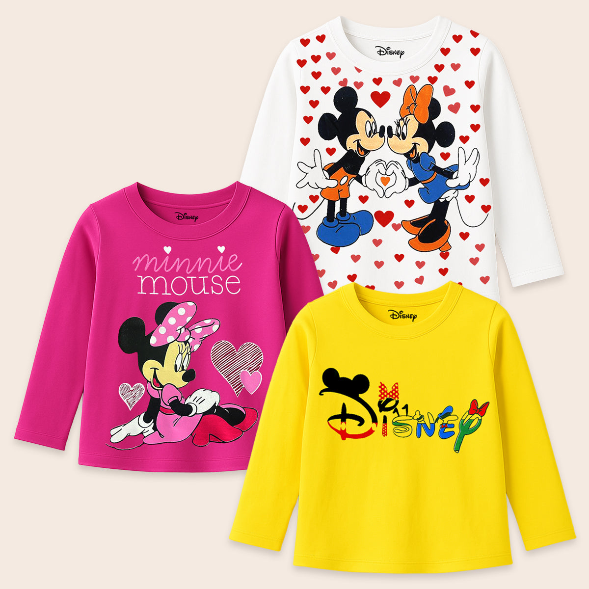 KUCHIPOO © DISNEY GIRLS FULL SLEEVES T-SHIRTS