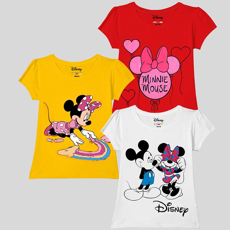 KUCHIPOO © DISNEY GIRLS HALF SLEEVES T-SHIRTS
