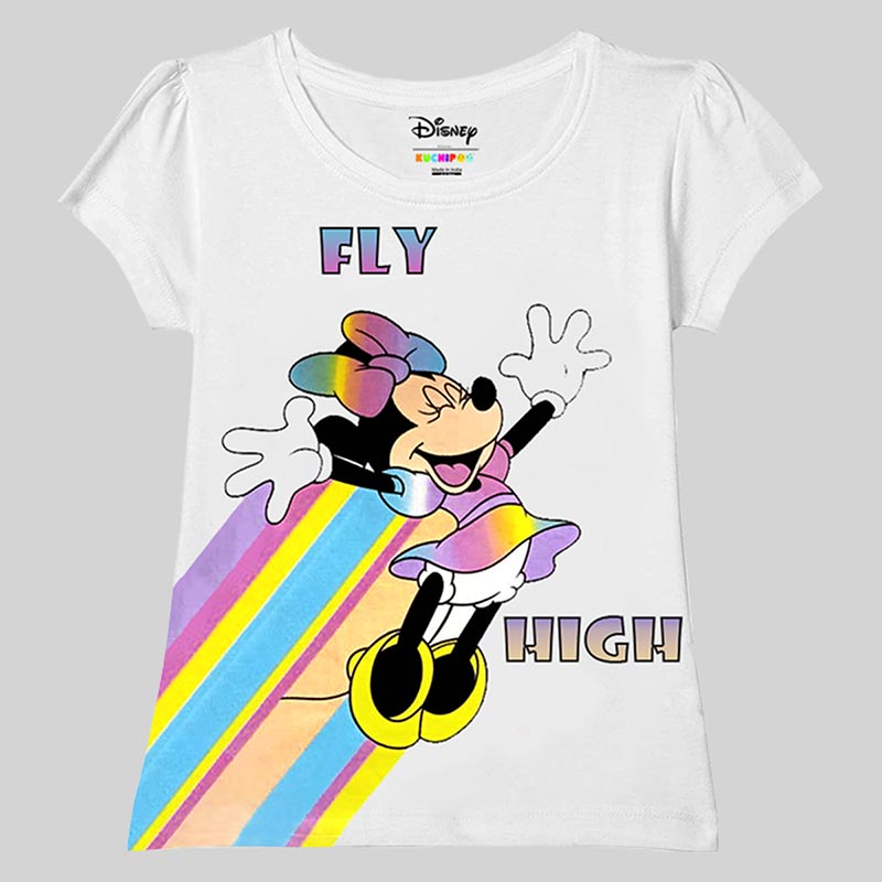 KUCHIPOO © DISNEY GIRLS HALF SLEEVES T-SHIRTS