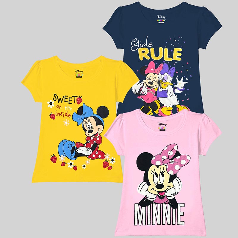KUCHIPOO © DISNEY GIRLS HALF SLEEVES T-SHIRTS