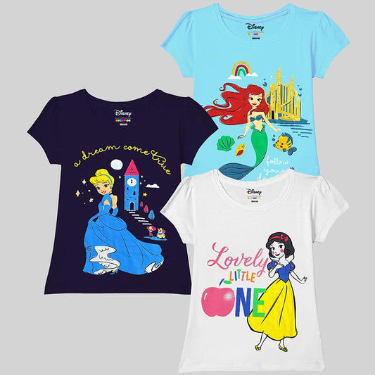 KUCHIPOO © DISNEY GIRLS HALF SLEEVES T-SHIRTS