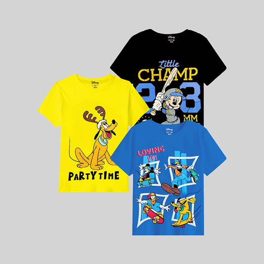 KUCHIPOO © DISNEY BOYS HALF SLEEVES T-SHIRTS