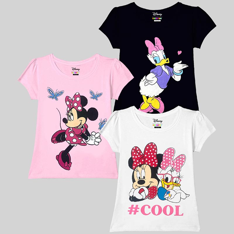 KUCHIPOO © DISNEY GIRLS HALF SLEEVES T-SHIRTS