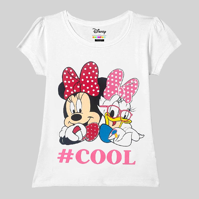 KUCHIPOO © DISNEY GIRLS HALF SLEEVES T-SHIRTS