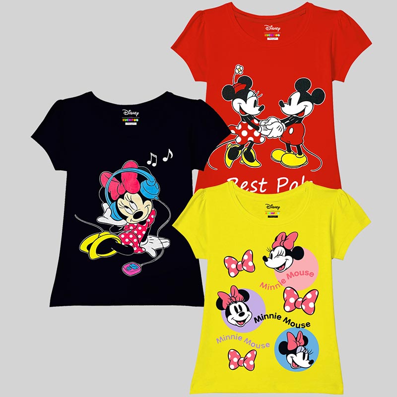 KUCHIPOO © DISNEY GIRLS HALF SLEEVES T-SHIRTS