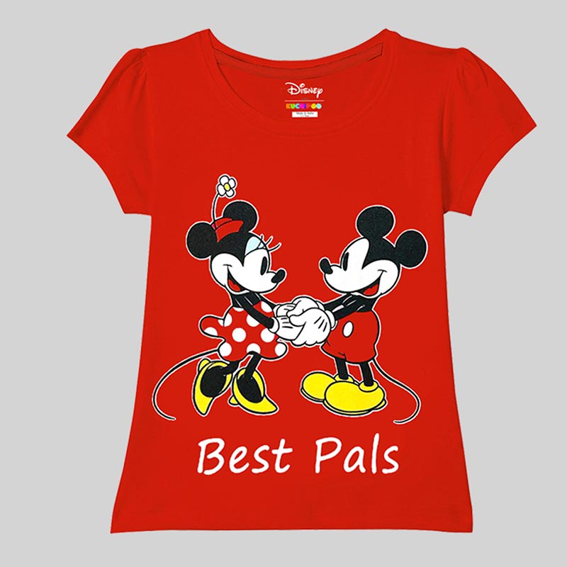KUCHIPOO © DISNEY GIRLS HALF SLEEVES T-SHIRTS