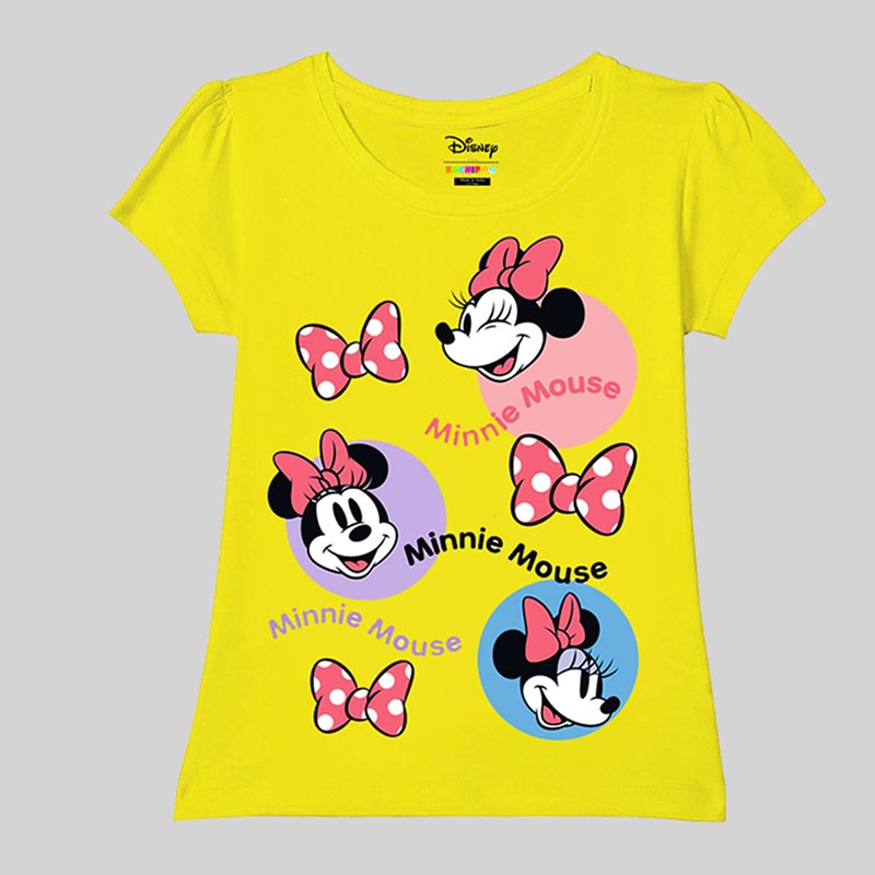 KUCHIPOO © DISNEY GIRLS HALF SLEEVES T-SHIRTS