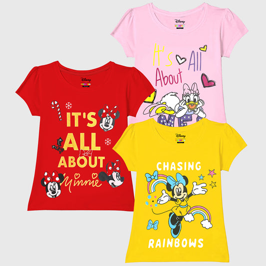 KUCHIPOO © DISNEY GIRLS HALF SLEEVES T-SHIRTS