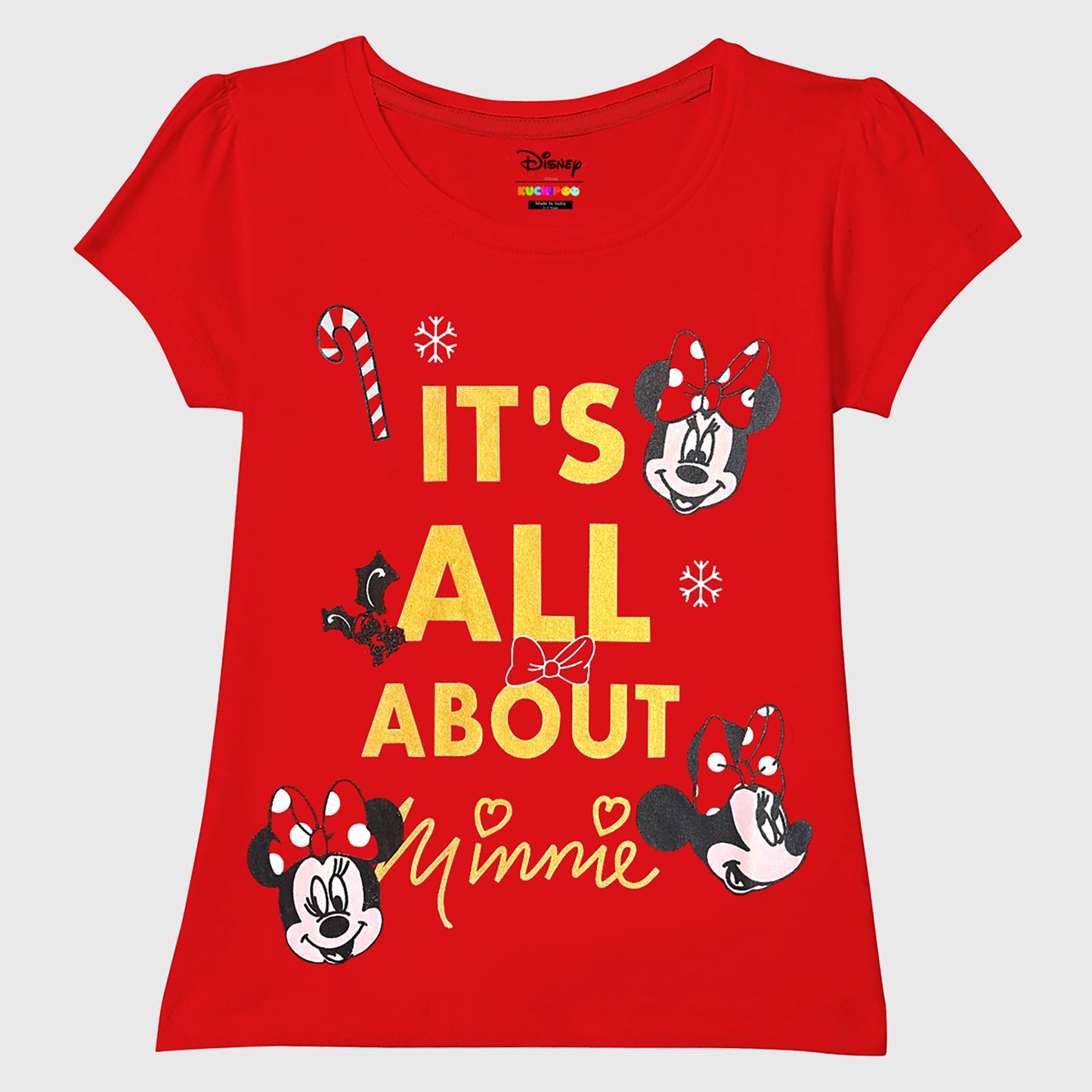KUCHIPOO © DISNEY GIRLS HALF SLEEVES T-SHIRTS