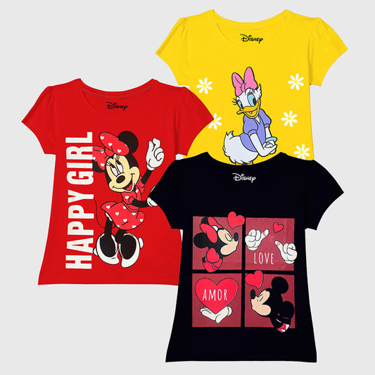 KUCHIPOO © DISNEY GIRLS HALF SLEEVES T-SHIRTS