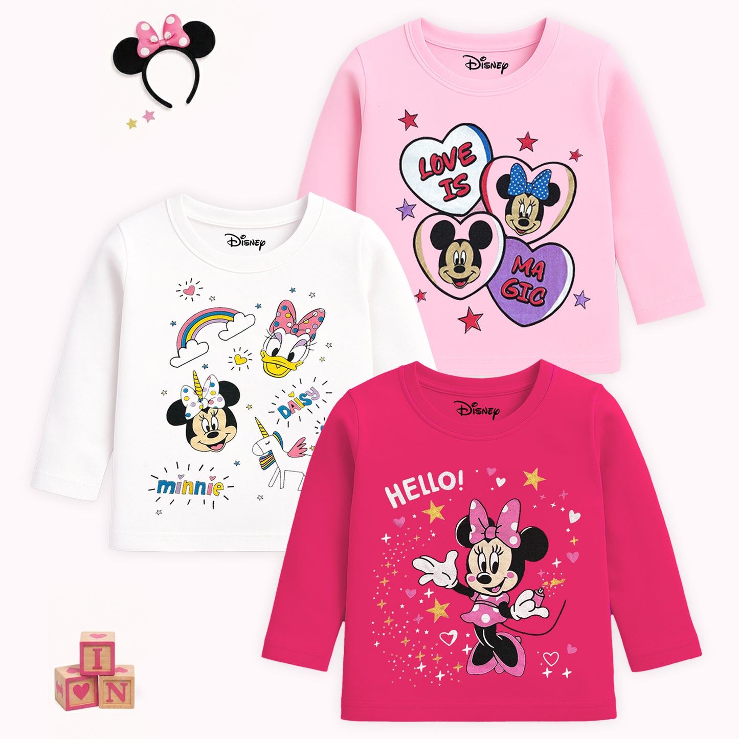 KUCHIPOO © DISNEY Baby Baby Girls Full Sleeves T-Shirts