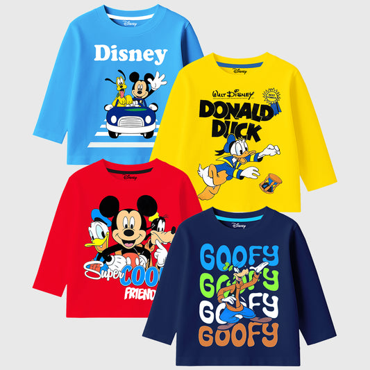 Kuchipoo Â© Disney Boys Full Sleeves Regular Fit Cotton T-Shirt