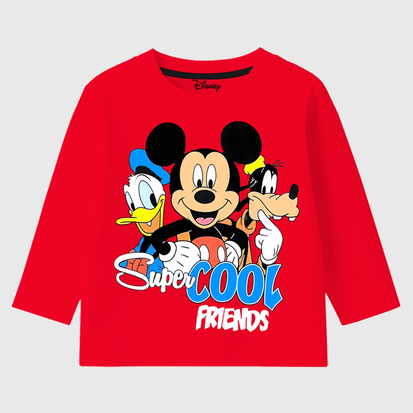 Kuchipoo Â© Disney Boys Full Sleeves Regular Fit Cotton T-Shirt