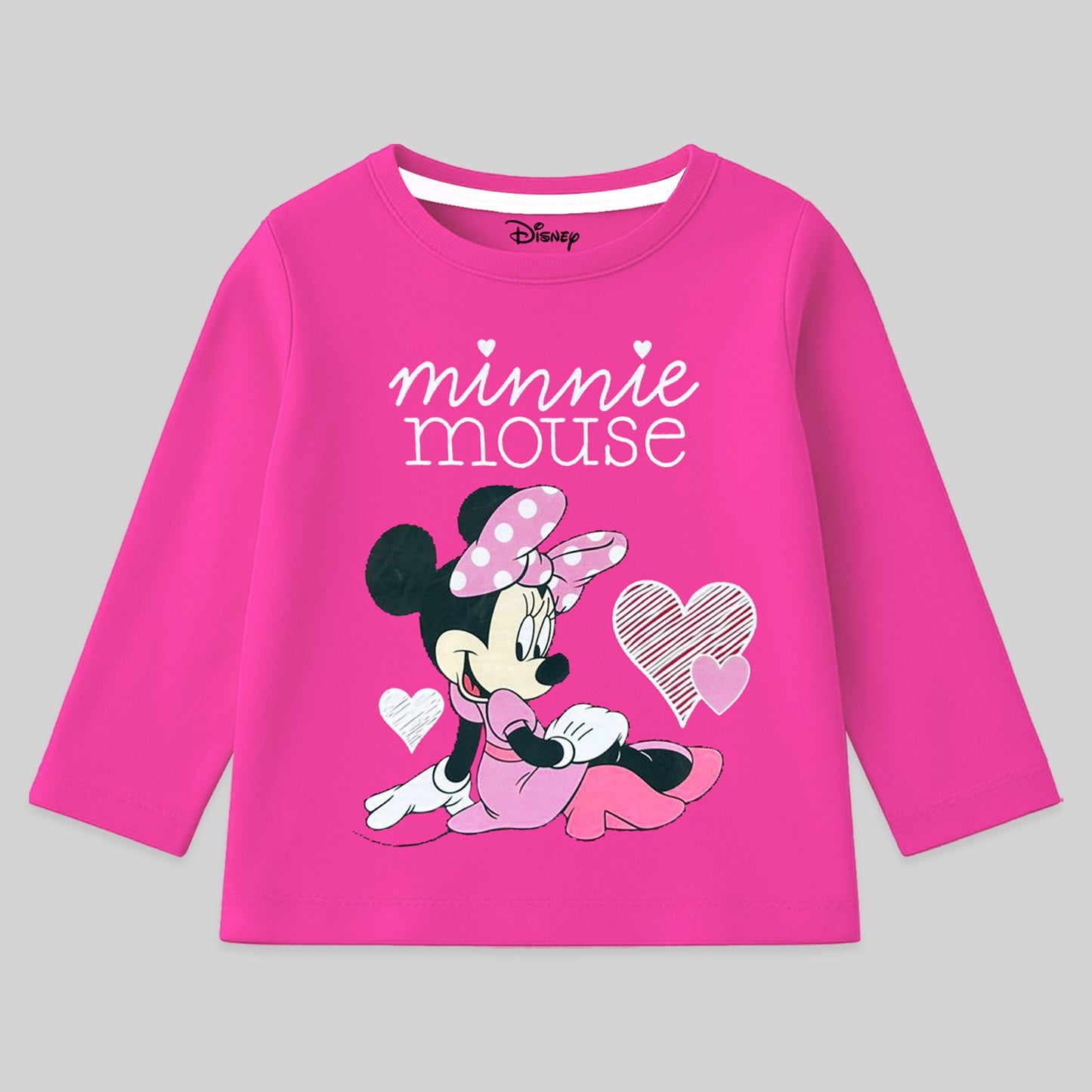 Kuchipoo © Disney Girls Full Sleeves Cotton T-Shirt - Pack of 4