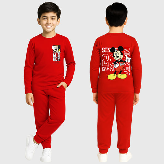 Kuchipoo © Disney Boys Mickey Mouse T-Shirt and Jogger Set