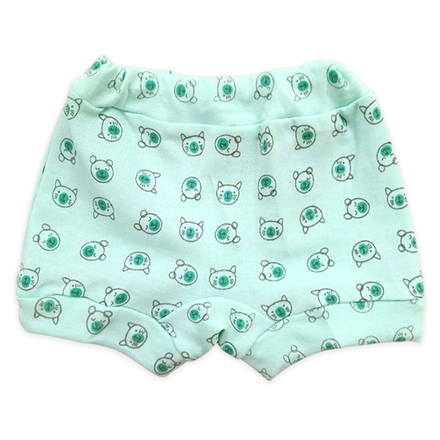 Kuchipoo 100% Cotton Baby Bloomers | Unisex Printed Bottoms for Infants & Toddlers | Soft & Comfortable | Elastic Fit Designs - Pack of 5 Multicolour