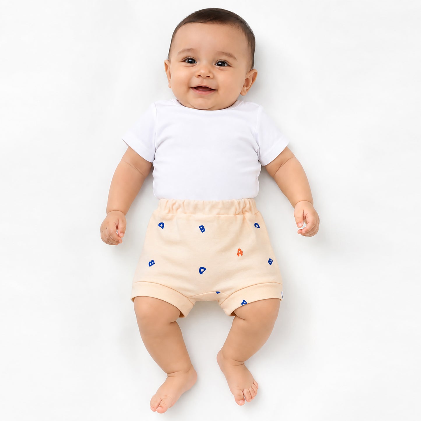 Kuchipoo 100% Cotton Baby Bloomers | Unisex Printed Bottoms for Infants & Toddlers | Soft & Comfortable | Elastic Fit Designs - Pack of 5 Multicolour