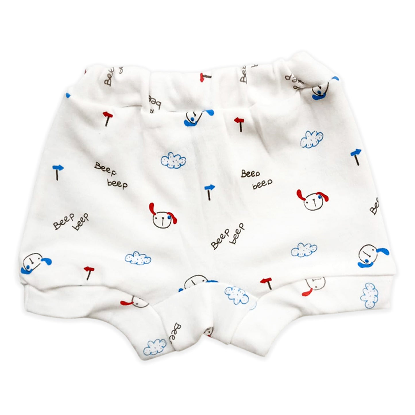 Kuchipoo 100% Cotton Baby Bloomers | Unisex Printed Bottoms for Infants & Toddlers | Soft & Comfortable | Elastic Fit Designs - Pack of 5 Multicolour
