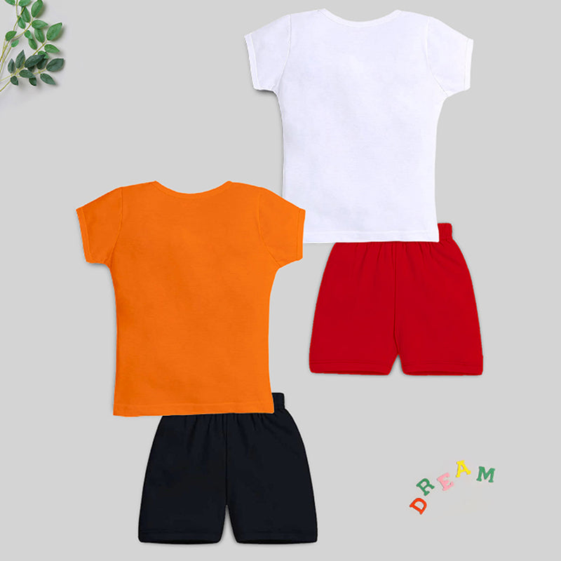 KUCHIPOO BOYS HALF SLEEVES T-SHIRTS AND SHORTS SET