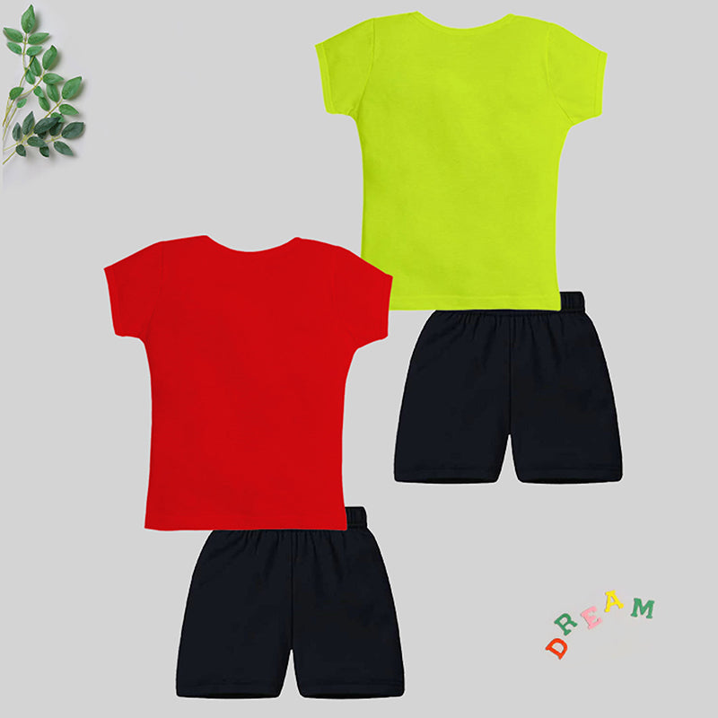 KUCHIPOO Baby Boys T-Shirts and Shorts Set