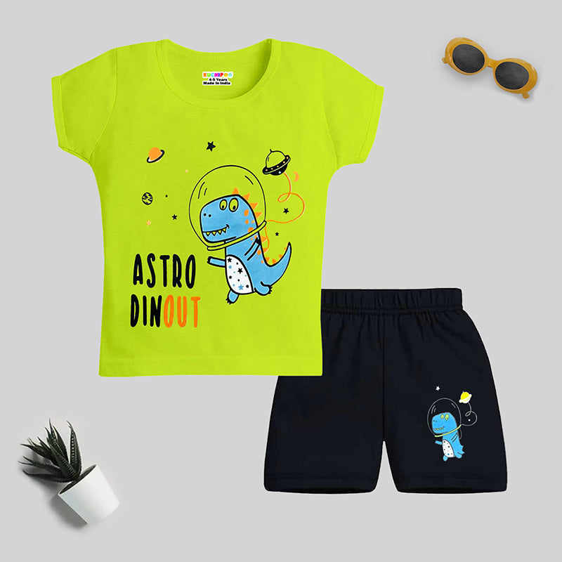 KUCHIPOO Baby Boys T-Shirts and Shorts Set