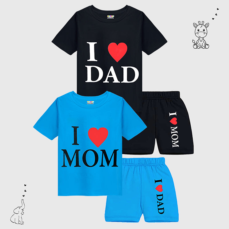 KUCHIPOO Baby Boys T-Shirts and Shorts Set