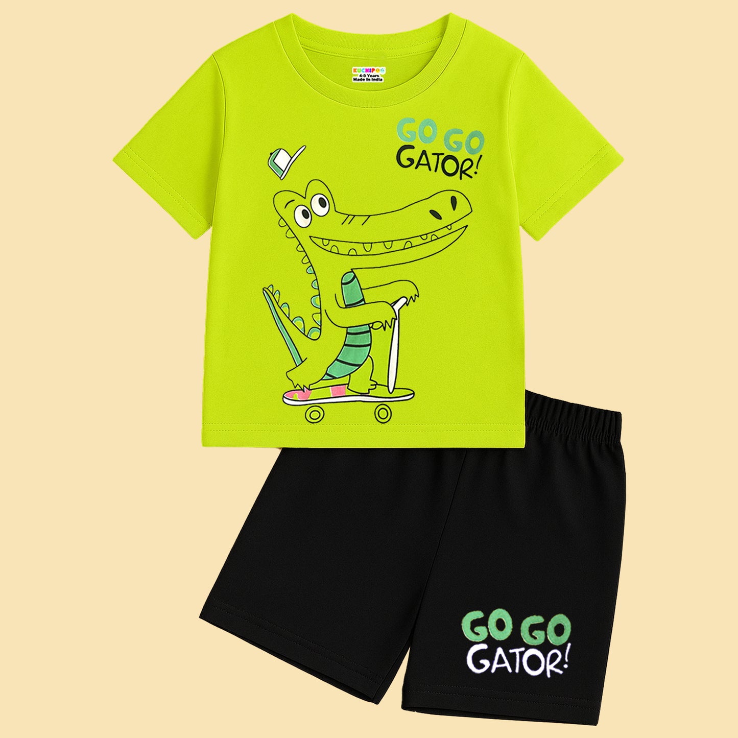 KUCHIPOO Baby Boys T-Shirts and Shorts Set.