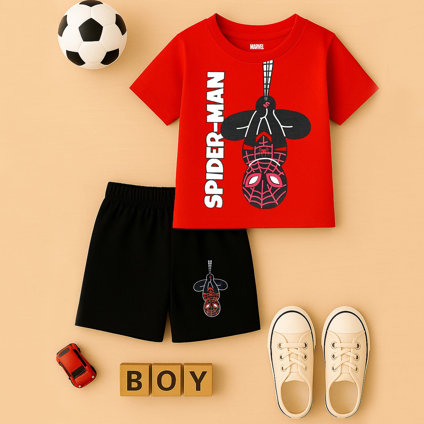 KUCHIPOO © MARVEL Baby Boys T-Shirts and Shorts Set