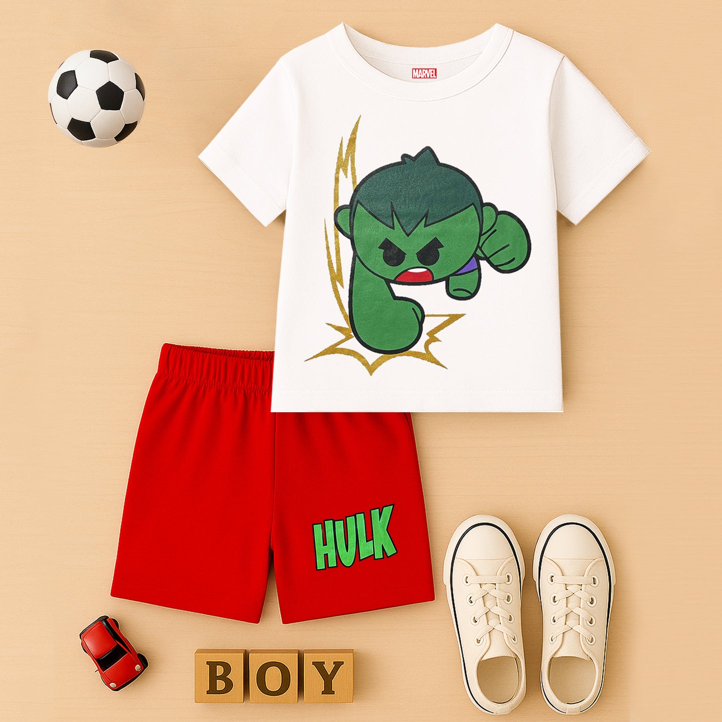 KUCHIPOO © MARVEL Baby Boys T-Shirts and Shorts Set