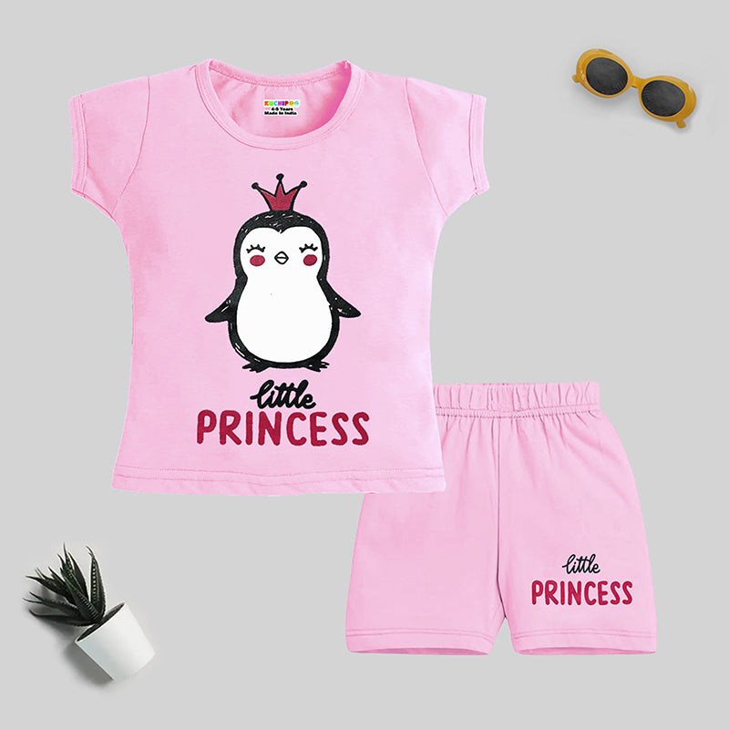 KUCHIPOO Baby Girls T-Shirts and Shorts Set