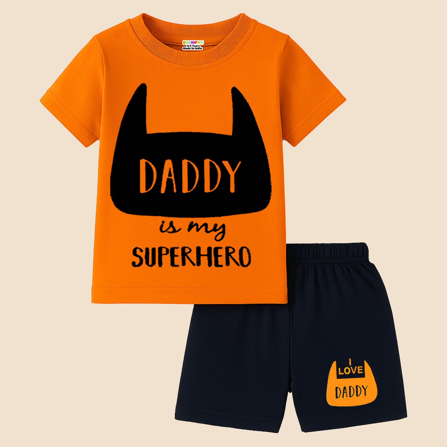 KUCHIPOO Baby Boys T-Shirts and Shorts Set