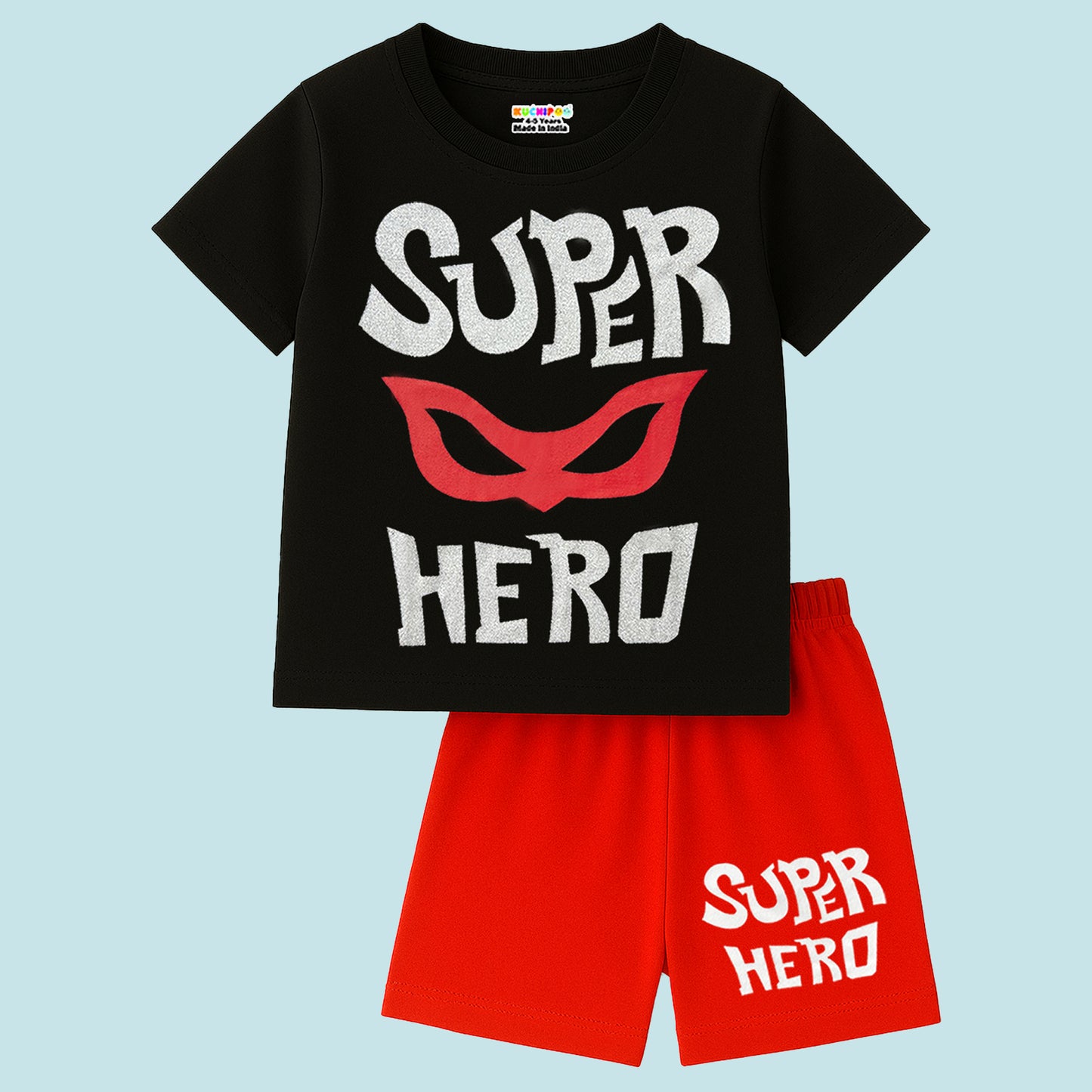 KUCHIPOO Baby Boys T-Shirts and Shorts Set