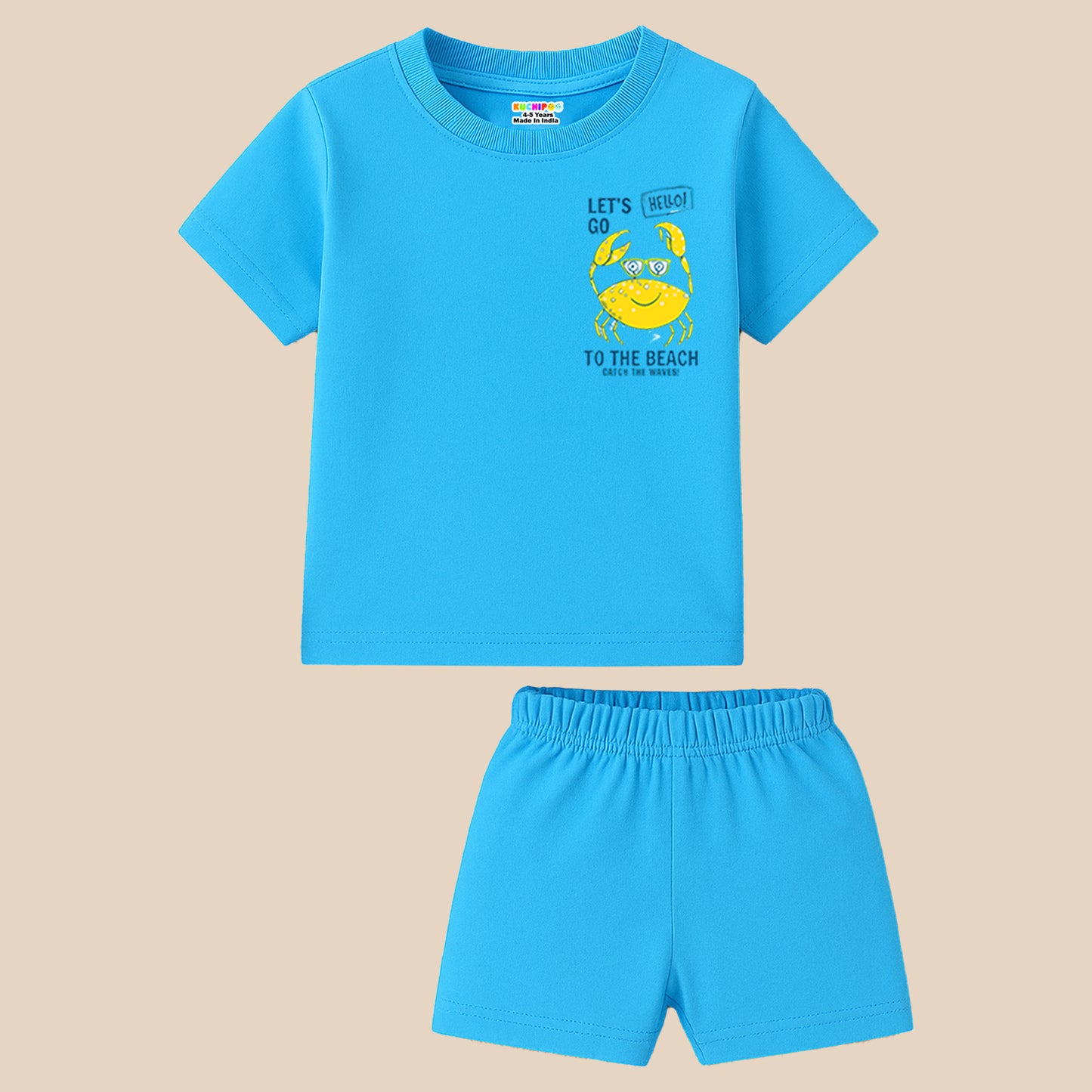 KUCHIPOO Baby Boys T-Shirts and Shorts Set