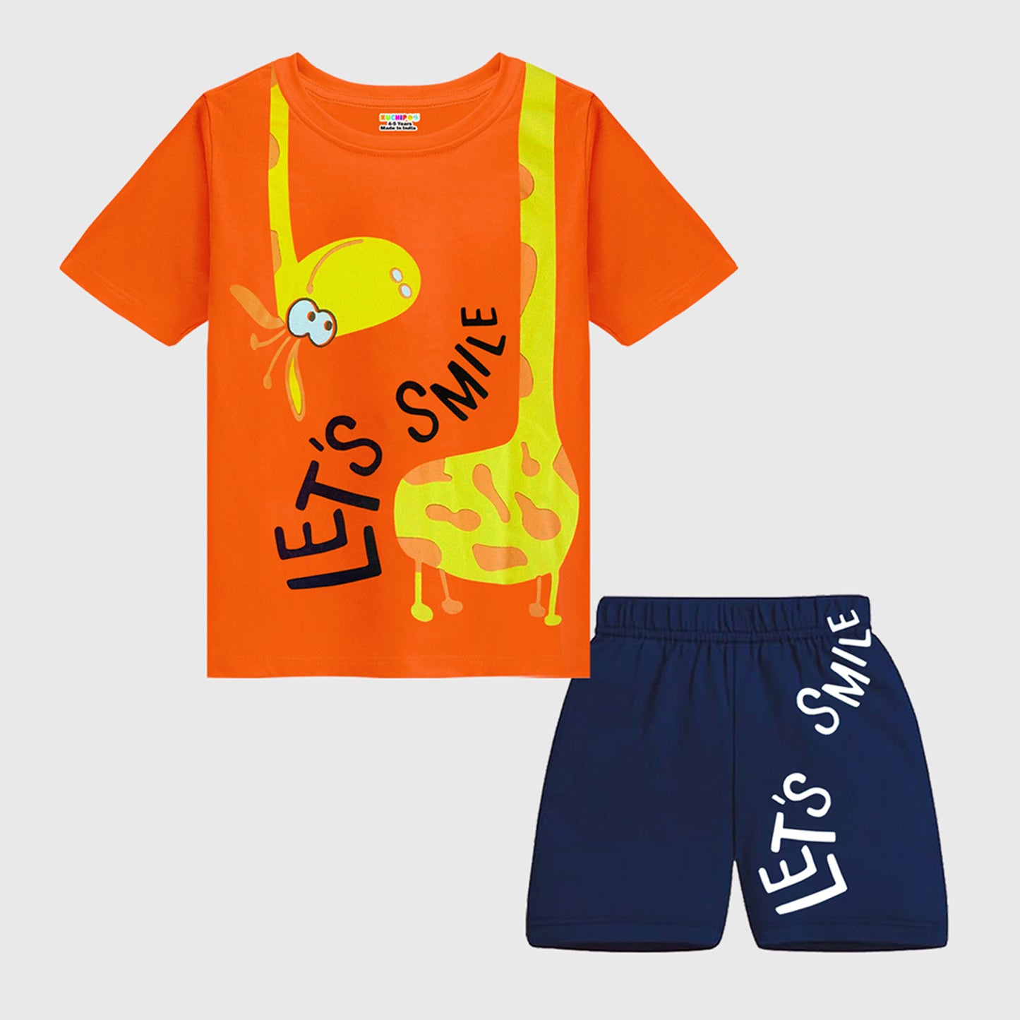 KUCHIPOO BOYS HALF SLEEVES T-SHIRTS AND SHORTS SET