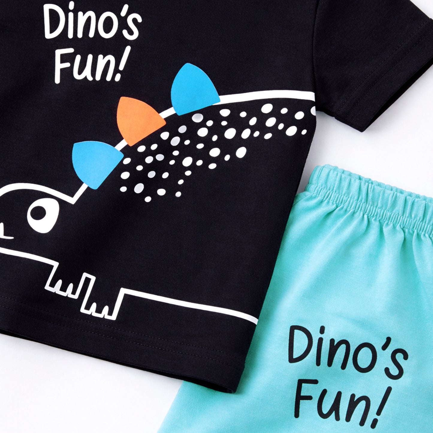 Kuchipoo Boys Cotton T-Shirt & Shorts | Printed Summer Wear Set | Soft & Comfortable Kids Clothing | Pack of 3
