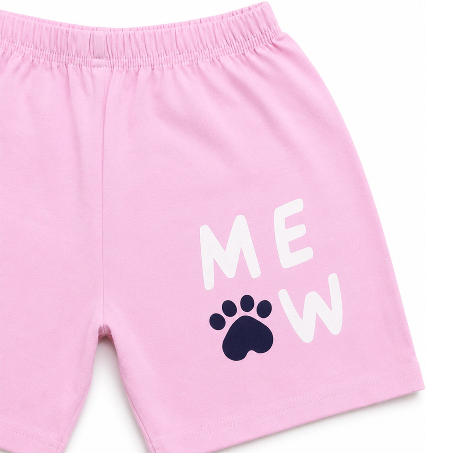 Kuchipoo Girls Cotton T-Shirt & Shorts | Printed Summer Wear Set | Soft & Comfortable Kids Clothing | Pack of 3 (Copy)