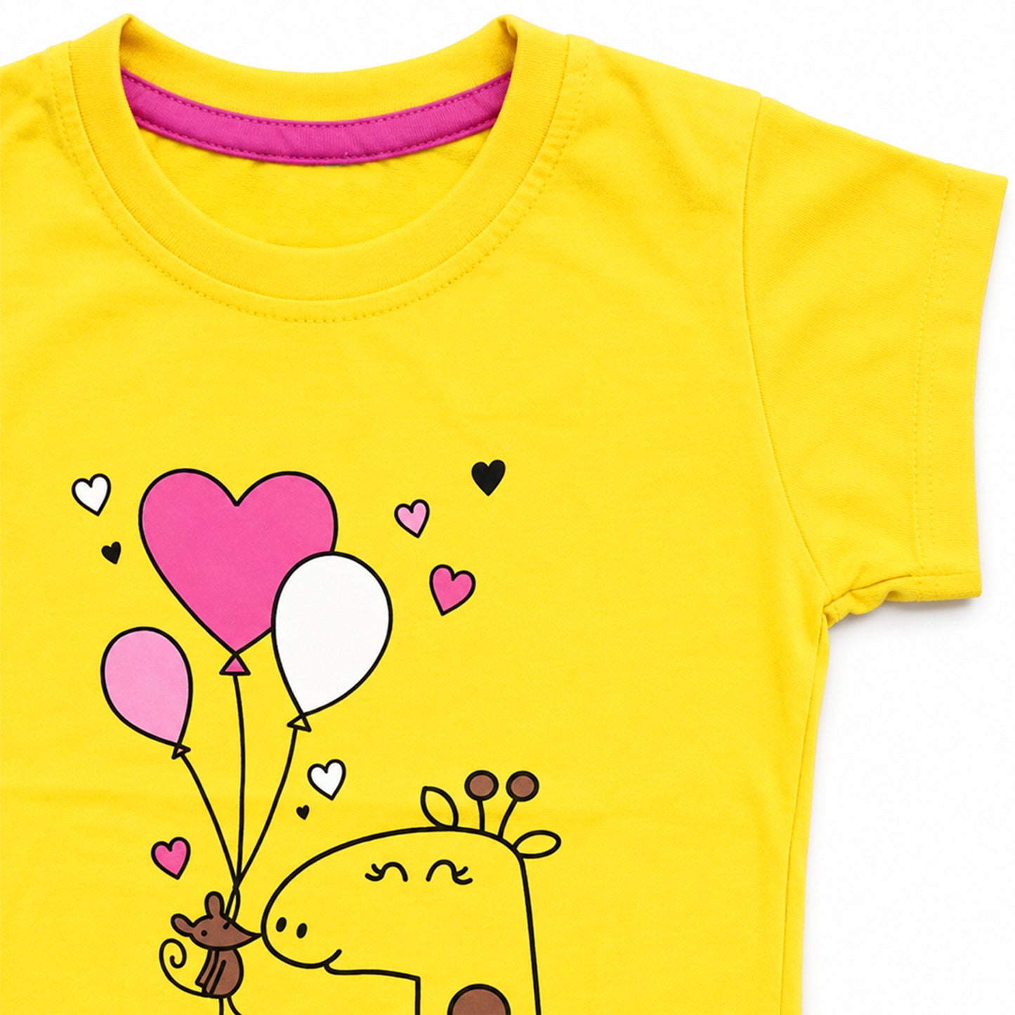 Kuchipoo Girls Cotton T-Shirt & Shorts | Printed Summer Wear Set | Soft & Comfortable Kids Clothing | Pack of 3 (Copy)