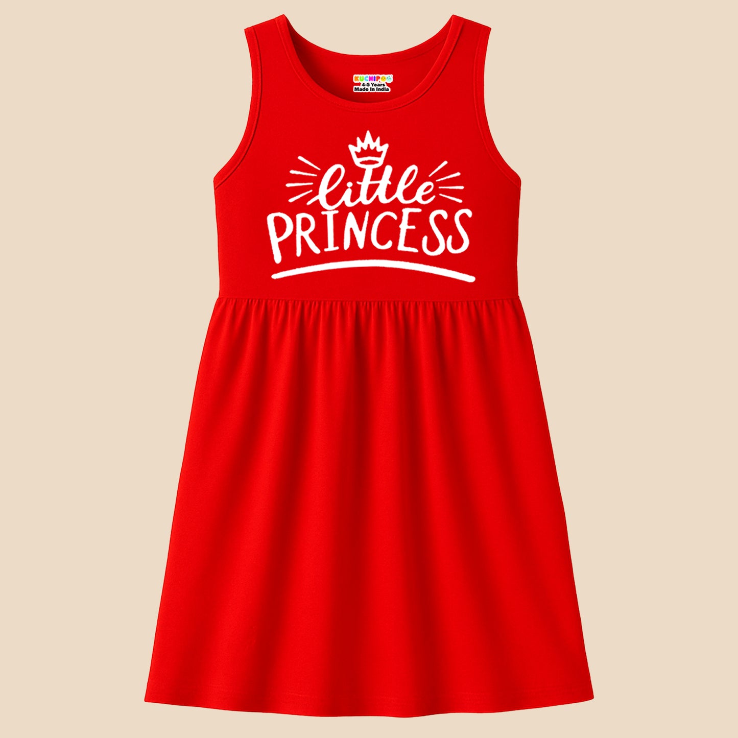 Kuchipoo Girls Regular Fit Sleeveless Dress